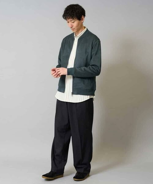 a.v.v / アー・ヴェ・ヴェ その他アウター | フェイクスエードリブブルゾン【イージーケア/ストレッチ/洗濯機で洗える】 | 詳細5