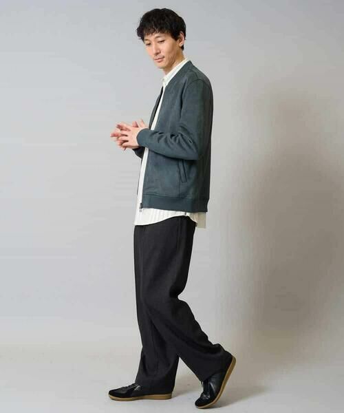 a.v.v / アー・ヴェ・ヴェ その他アウター | フェイクスエードリブブルゾン【イージーケア/ストレッチ/洗濯機で洗える】 | 詳細6