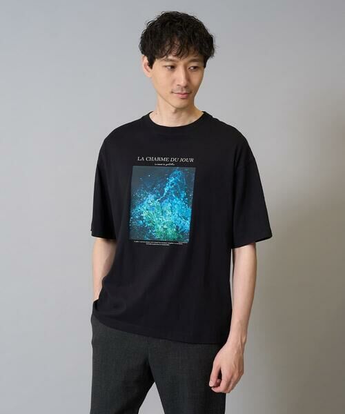 a.v.v / アー・ヴェ・ヴェ カットソー | 【接触冷感】フォトグラファーコラボワイドシルエットカットソー　HIDEYUKI SUTO | 詳細1