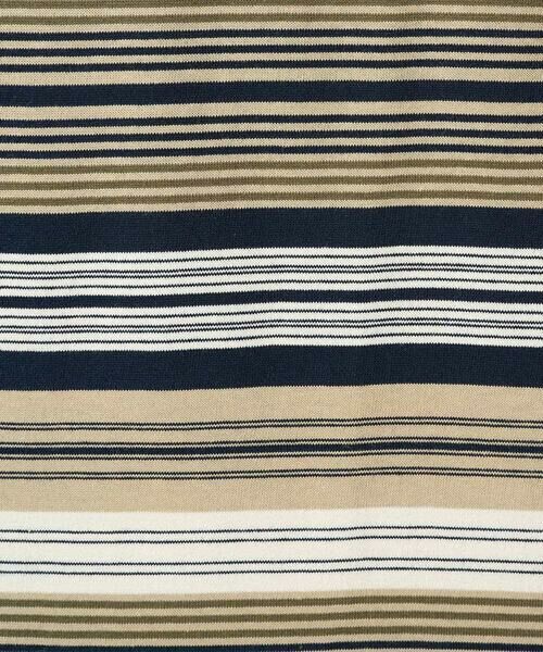 a.v.v / アー・ヴェ・ヴェ カットソー | 【接触冷感/毛玉になりにくい】マルチボーダーワイドシルエットカットソー | 詳細15