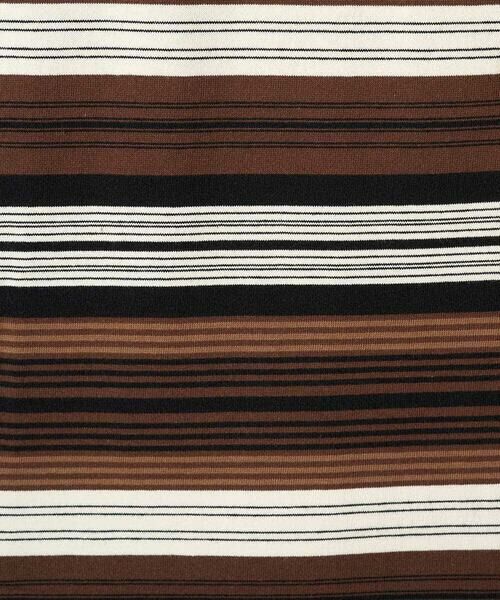 a.v.v / アー・ヴェ・ヴェ カットソー | 【接触冷感/毛玉になりにくい】マルチボーダーワイドシルエットカットソー | 詳細16