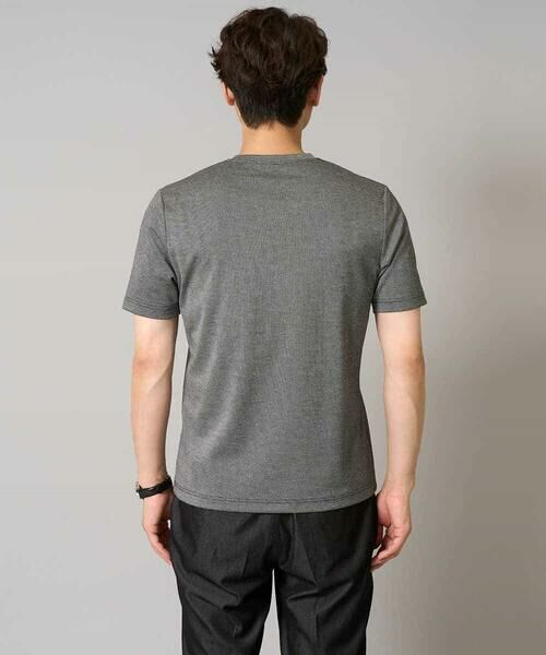 a.v.v / アー・ヴェ・ヴェ カットソー | 【イージーケア/接触冷感】千鳥柄ジャカードＶネックカットソー　通勤　ビジネス　ジャケット | 詳細23