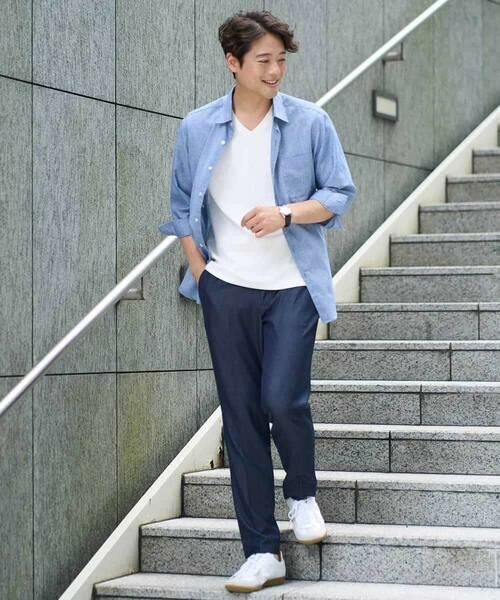 a.v.v / アー・ヴェ・ヴェ カットソー | 【接触冷感/イージーケア/毛玉になりにくい】ライトアゼＶネックカットソー | 詳細15