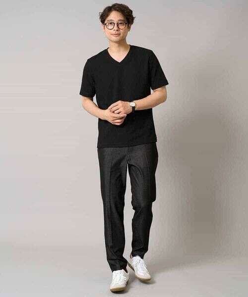 a.v.v / アー・ヴェ・ヴェ カットソー | 【接触冷感/イージーケア/毛玉になりにくい】ライトアゼＶネックカットソー | 詳細22