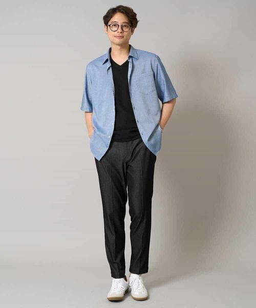 a.v.v / アー・ヴェ・ヴェ カットソー | 【接触冷感/イージーケア/毛玉になりにくい】ライトアゼＶネックカットソー | 詳細25