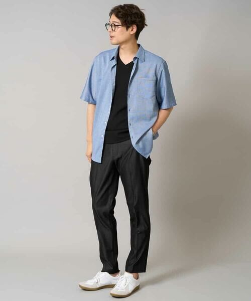 a.v.v / アー・ヴェ・ヴェ カットソー | 【接触冷感/イージーケア/毛玉になりにくい】ライトアゼＶネックカットソー | 詳細27