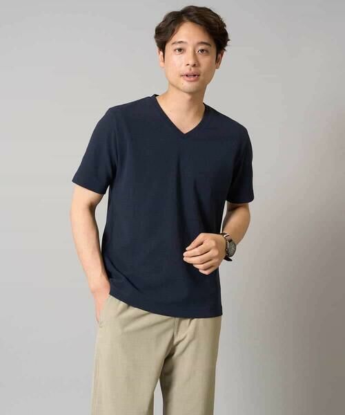 a.v.v / アー・ヴェ・ヴェ カットソー | 【接触冷感/イージーケア/毛玉になりにくい】ライトアゼＶネックカットソー | 詳細28