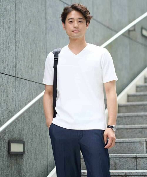 a.v.v / アー・ヴェ・ヴェ カットソー | 【接触冷感/イージーケア/毛玉になりにくい】ライトアゼＶネックカットソー | 詳細29