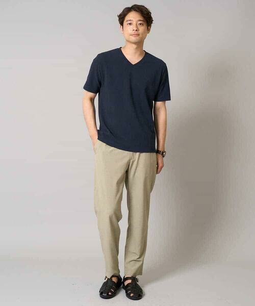 a.v.v / アー・ヴェ・ヴェ カットソー | 【接触冷感/イージーケア/毛玉になりにくい】ライトアゼＶネックカットソー | 詳細4