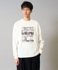 a.v.v / アー・ヴェ・ヴェ カットソー | 【綿100％】フォトプリントワイドシルエットカットソー　ロンT