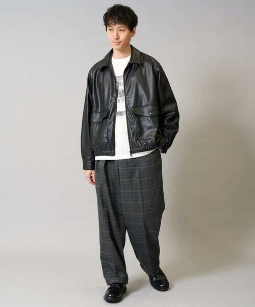 a.v.v / アー・ヴェ・ヴェ カットソー | 【綿100％】フォトプリントワイドシルエットカットソー　ロンT | 詳細4