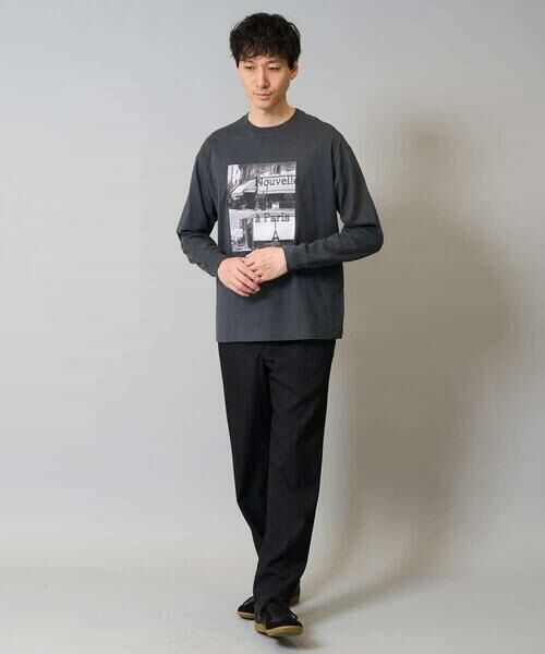 a.v.v / アー・ヴェ・ヴェ カットソー | 【綿100％】フォトプリントワイドシルエットカットソー　ロンT | 詳細9