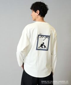 a.v.v / アー・ヴェ・ヴェ カットソー | KANGOLスクエアプリントロングシルエットカットソー