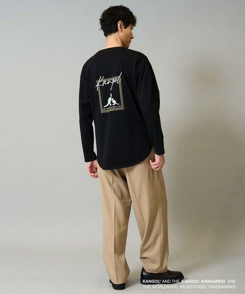 a.v.v / アー・ヴェ・ヴェ カットソー | KANGOLスクエアプリントロングシルエットカットソー | 詳細10