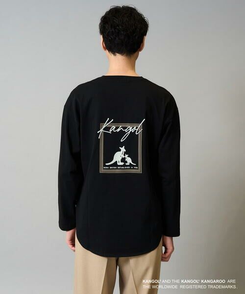 a.v.v / アー・ヴェ・ヴェ カットソー | KANGOLスクエアプリントロングシルエットカットソー | 詳細13