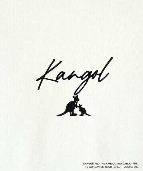 a.v.v / アー・ヴェ・ヴェ カットソー | KANGOLスクエアプリントロングシルエットカットソー | 詳細20