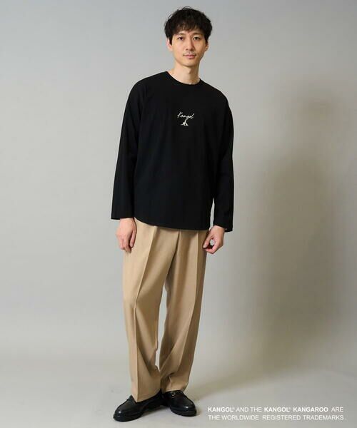 a.v.v / アー・ヴェ・ヴェ カットソー | KANGOLスクエアプリントロングシルエットカットソー | 詳細6