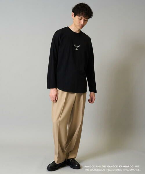 a.v.v / アー・ヴェ・ヴェ カットソー | KANGOLスクエアプリントロングシルエットカットソー | 詳細8