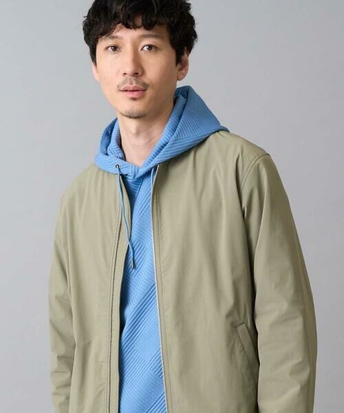 a.v.v / アー・ヴェ・ヴェ パーカー | 春の一枚着におすすめ【イージーケア/毛玉になりにくい】幾何ジャカードプルオーバーパーカー【ストレッチ/洗濯機で洗える】 | 詳細1