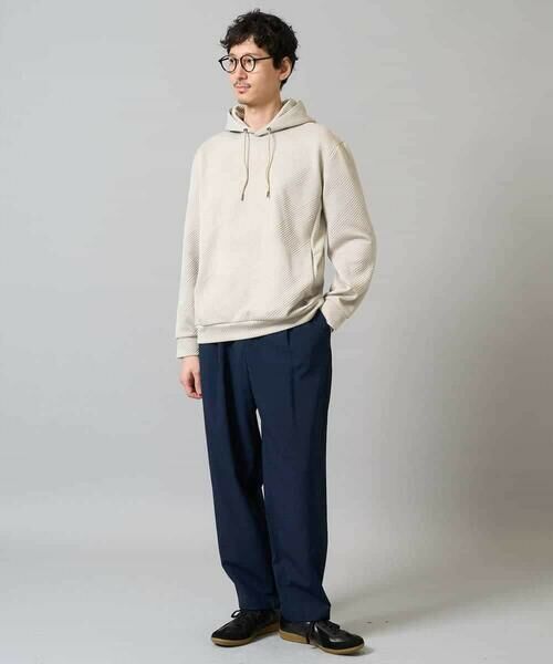 a.v.v / アー・ヴェ・ヴェ パーカー | 【イージーケア/毛玉になりにくい】幾何ジャカードプルオーバーパーカー【ストレッチ/洗濯機で洗える】 | 詳細11