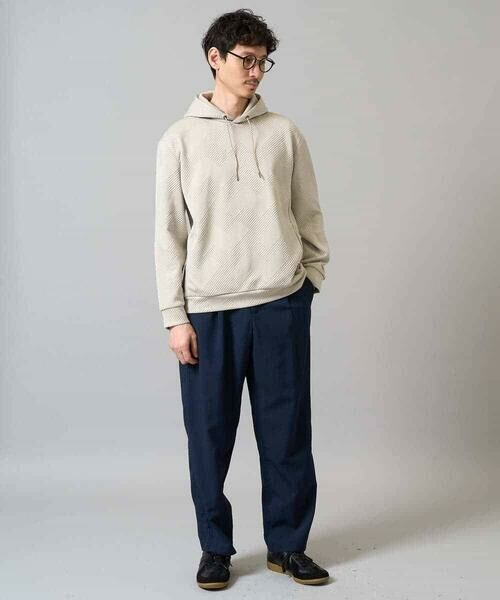 a.v.v / アー・ヴェ・ヴェ パーカー | 【イージーケア/毛玉になりにくい】幾何ジャカードプルオーバーパーカー【ストレッチ/洗濯機で洗える】 | 詳細12