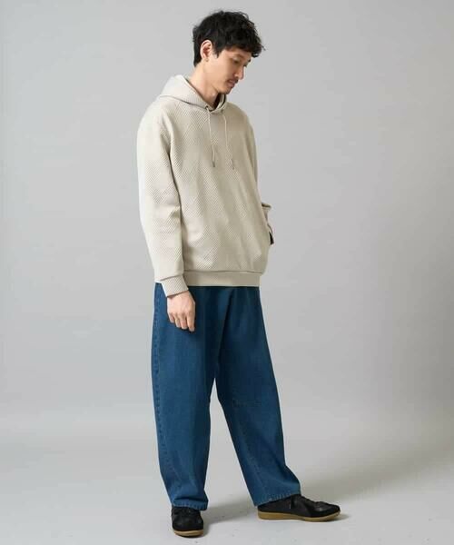 a.v.v / アー・ヴェ・ヴェ パーカー | 【イージーケア/毛玉になりにくい】幾何ジャカードプルオーバーパーカー【ストレッチ/洗濯機で洗える】 | 詳細17