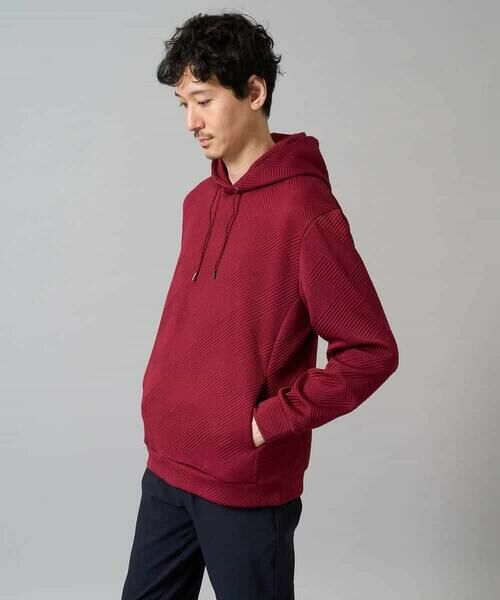 a.v.v / アー・ヴェ・ヴェ パーカー | 【イージーケア/毛玉になりにくい】幾何ジャカードプルオーバーパーカー【ストレッチ/洗濯機で洗える】 | 詳細29