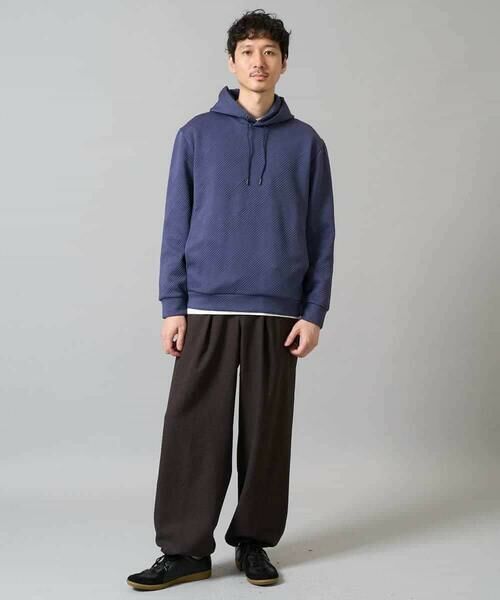 a.v.v / アー・ヴェ・ヴェ パーカー | 【イージーケア/毛玉になりにくい】幾何ジャカードプルオーバーパーカー【ストレッチ/洗濯機で洗える】 | 詳細5