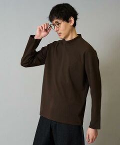 a.v.v / アー・ヴェ・ヴェ カットソー | 【雑誌MonoMax12月号掲載】ポンチモックネックカットソー【イージーケア/毛玉になりにくい/速乾/洗濯機で洗える】