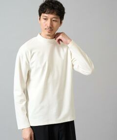 a.v.v / アー・ヴェ・ヴェ カットソー | 【雑誌MonoMax12月号掲載】ポンチモックネックカットソー【イージーケア/毛玉になりにくい/速乾/洗濯機で洗える】