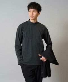 a.v.v / アー・ヴェ・ヴェ カットソー | 【雑誌MonoMax12月号掲載】ポンチモックネックカットソー【イージーケア/毛玉になりにくい/速乾/洗濯機で洗える】