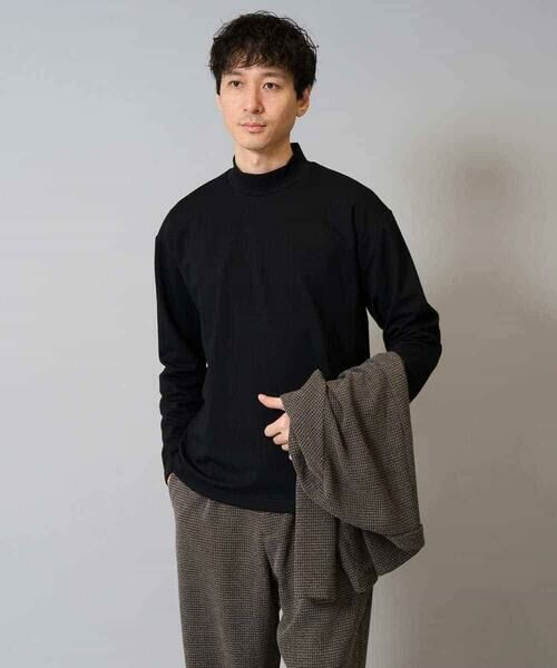 a.v.v / アー・ヴェ・ヴェ カットソー | 【雑誌MonoMax12月号掲載】ポンチモックネックカットソー【イージーケア/毛玉になりにくい/速乾/洗濯機で洗える】 | 詳細15