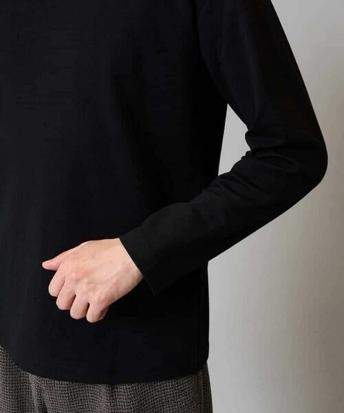 a.v.v / アー・ヴェ・ヴェ カットソー | 【雑誌MonoMax12月号掲載】ポンチモックネックカットソー【イージーケア/毛玉になりにくい/速乾/洗濯機で洗える】 | 詳細24