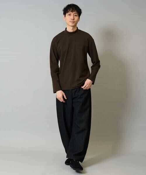 a.v.v / アー・ヴェ・ヴェ カットソー | 【雑誌MonoMax12月号掲載】ポンチモックネックカットソー【イージーケア/毛玉になりにくい/速乾/洗濯機で洗える】 | 詳細30