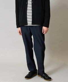 a.v.v / アー・ヴェ・ヴェ チノ・ワークパンツ | 【イージーケア】デニムライクストレッチセミルーズパンツ【洗濯機で洗える】〈ON/OFF SERIES〉