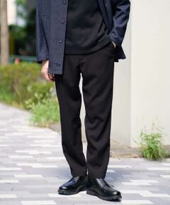 a.v.v / アー・ヴェ・ヴェ チノ・ワークパンツ | 【イージーケア】デニムライクストレッチセミルーズパンツ【洗濯機で洗える】〈ON/OFF SERIES〉