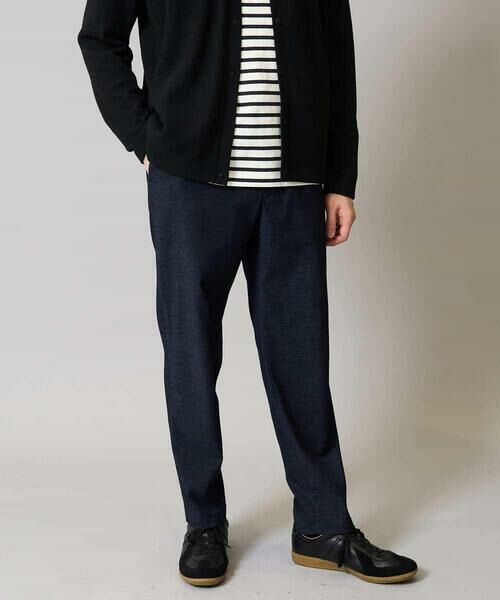 a.v.v / アー・ヴェ・ヴェ チノ・ワークパンツ | 【イージーケア】デニムライクストレッチセミルーズパンツ【洗濯機で洗える】〈ON/OFF SERIES〉 | 詳細16