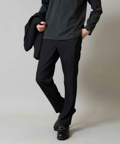 a.v.v / アー・ヴェ・ヴェ チノ・ワークパンツ | 【イージーケア】デニムライクストレッチセミルーズパンツ【洗濯機で洗える】〈ON/OFF SERIES〉 | 詳細17