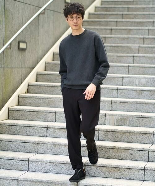 a.v.v / アー・ヴェ・ヴェ チノ・ワークパンツ | 【イージーケア】デニムライクストレッチセミルーズパンツ【洗濯機で洗える】〈ON/OFF SERIES〉 | 詳細28