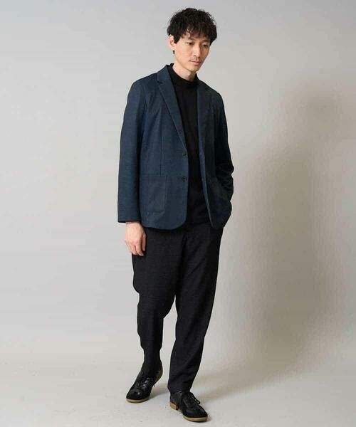 a.v.v / アー・ヴェ・ヴェ チノ・ワークパンツ | 【イージーケア】デニムライクストレッチセミルーズパンツ【洗濯機で洗える】〈ON/OFF SERIES〉 | 詳細3