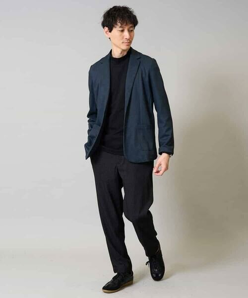 a.v.v / アー・ヴェ・ヴェ チノ・ワークパンツ | 【イージーケア】デニムライクストレッチセミルーズパンツ【洗濯機で洗える】〈ON/OFF SERIES〉 | 詳細5