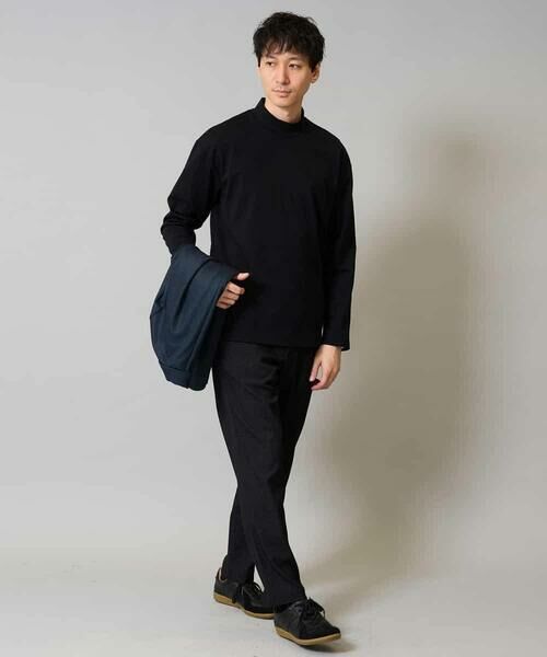 a.v.v / アー・ヴェ・ヴェ チノ・ワークパンツ | 【イージーケア】デニムライクストレッチセミルーズパンツ【洗濯機で洗える】〈ON/OFF SERIES〉 | 詳細7