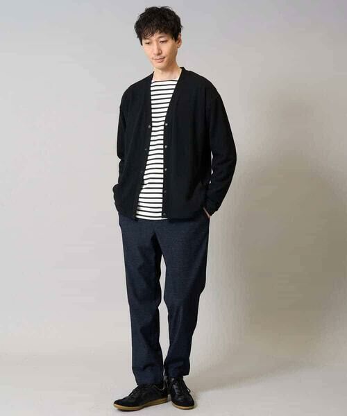 a.v.v / アー・ヴェ・ヴェ チノ・ワークパンツ | 【イージーケア】デニムライクストレッチセミルーズパンツ【洗濯機で洗える】〈ON/OFF SERIES〉 | 詳細9