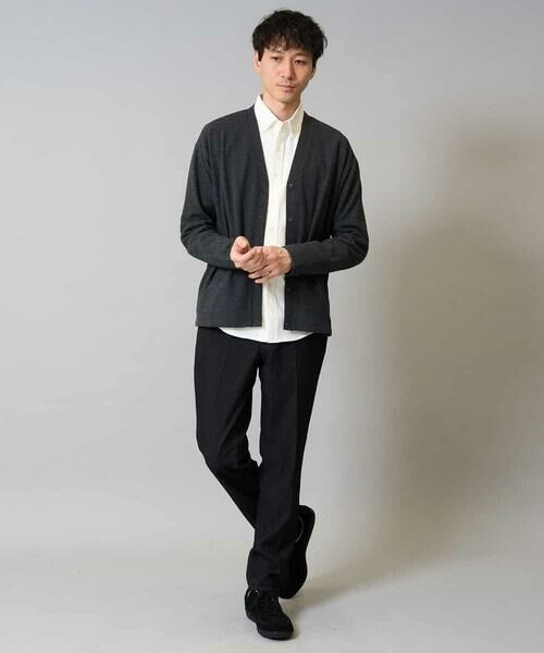 a.v.v / アー・ヴェ・ヴェ チノ・ワークパンツ | 【イージーケア】デニムライクストレッチスラックス【洗濯機で洗える】〈ON/OFF SERIES〉 | 詳細10