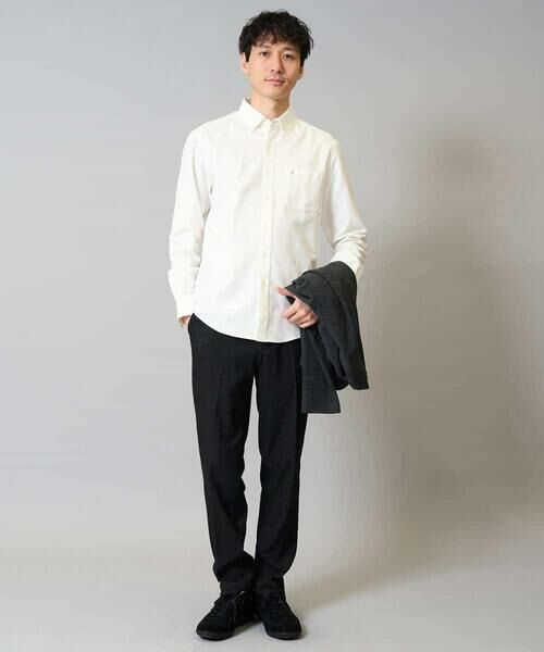 a.v.v / アー・ヴェ・ヴェ チノ・ワークパンツ | 【イージーケア】デニムライクストレッチスラックス【洗濯機で洗える】〈ON/OFF SERIES〉 | 詳細12