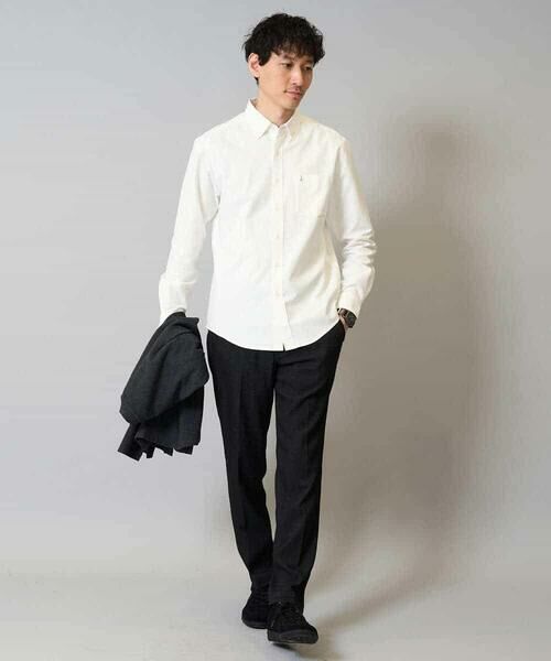 a.v.v / アー・ヴェ・ヴェ チノ・ワークパンツ | 【イージーケア】デニムライクストレッチスラックス【洗濯機で洗える】〈ON/OFF SERIES〉 | 詳細13