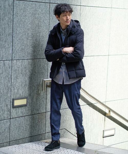 a.v.v / アー・ヴェ・ヴェ チノ・ワークパンツ | 【イージーケア】デニムライクストレッチスラックス【洗濯機で洗える】〈ON/OFF SERIES〉 | 詳細4