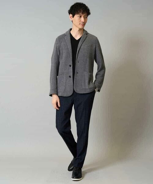 a.v.v / アー・ヴェ・ヴェ チノ・ワークパンツ | 【イージーケア】デニムライクストレッチスラックス【洗濯機で洗える】〈ON/OFF SERIES〉 | 詳細6