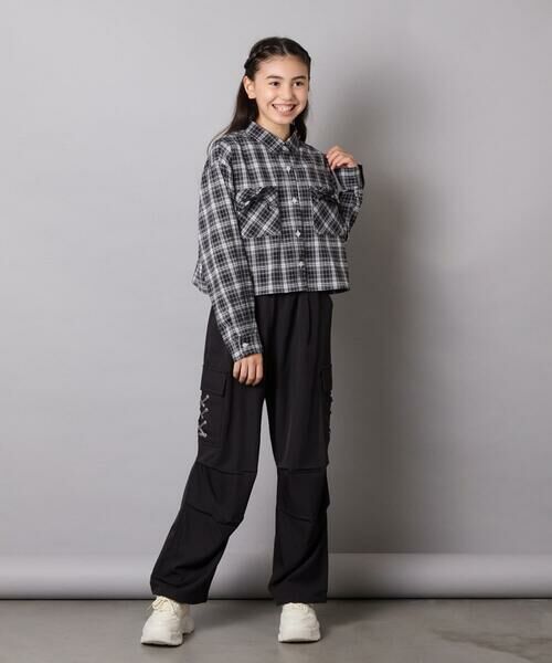 a.v.v / アー・ヴェ・ヴェ シャツ・ブラウス | [130-160]クロップドチェックシャツ | 詳細11