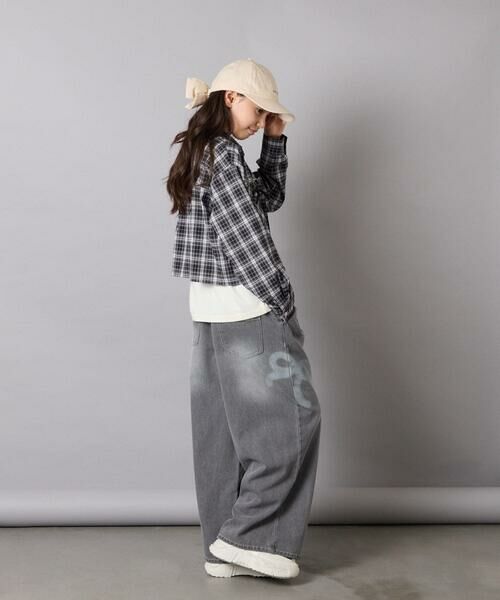 a.v.v / アー・ヴェ・ヴェ シャツ・ブラウス | [130-160]クロップドチェックシャツ | 詳細20